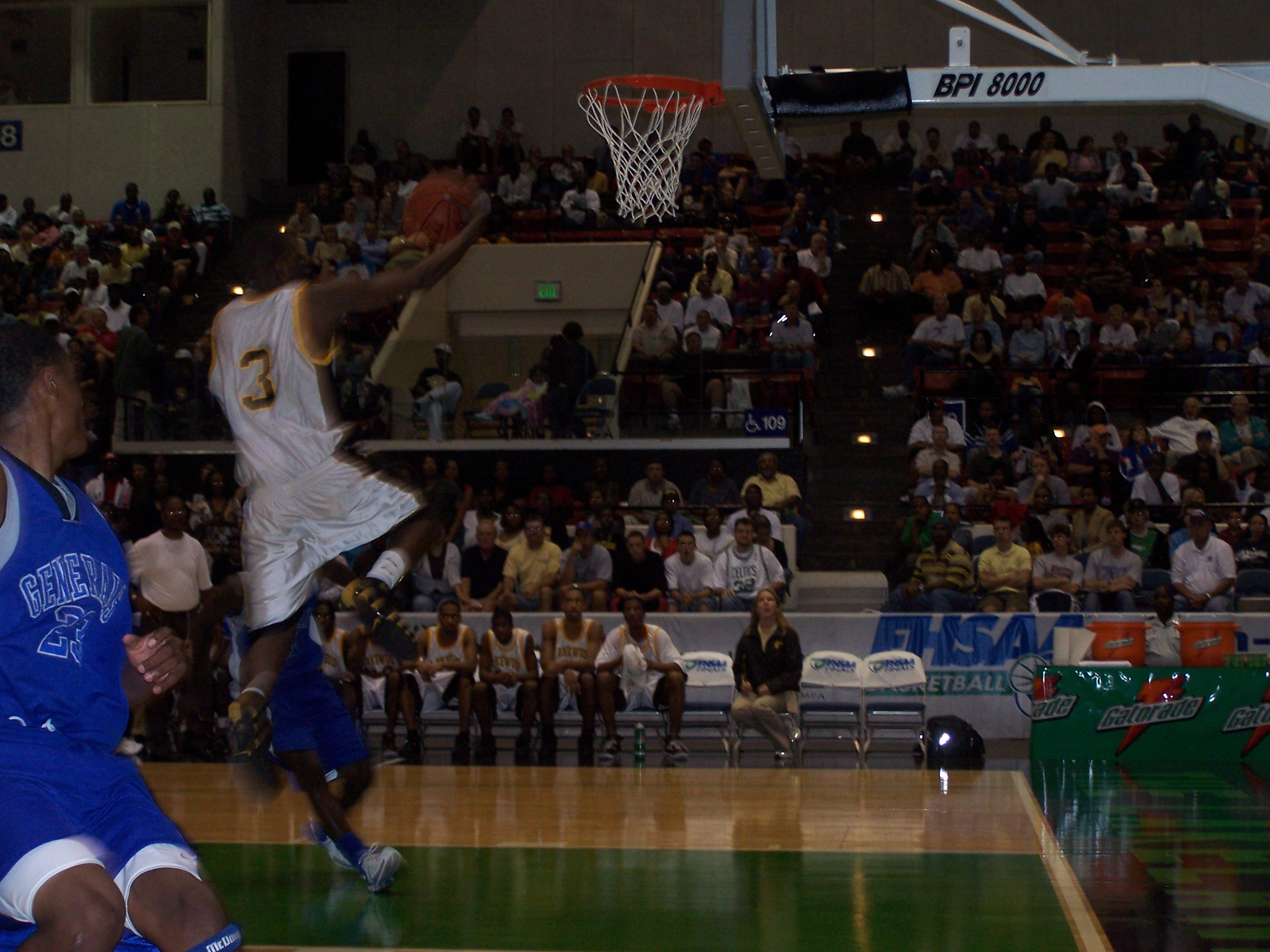 Ed Nixon skies for two of his game high 28 points for Lakewood